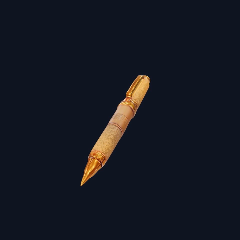 Golden Tactical Pen model pack